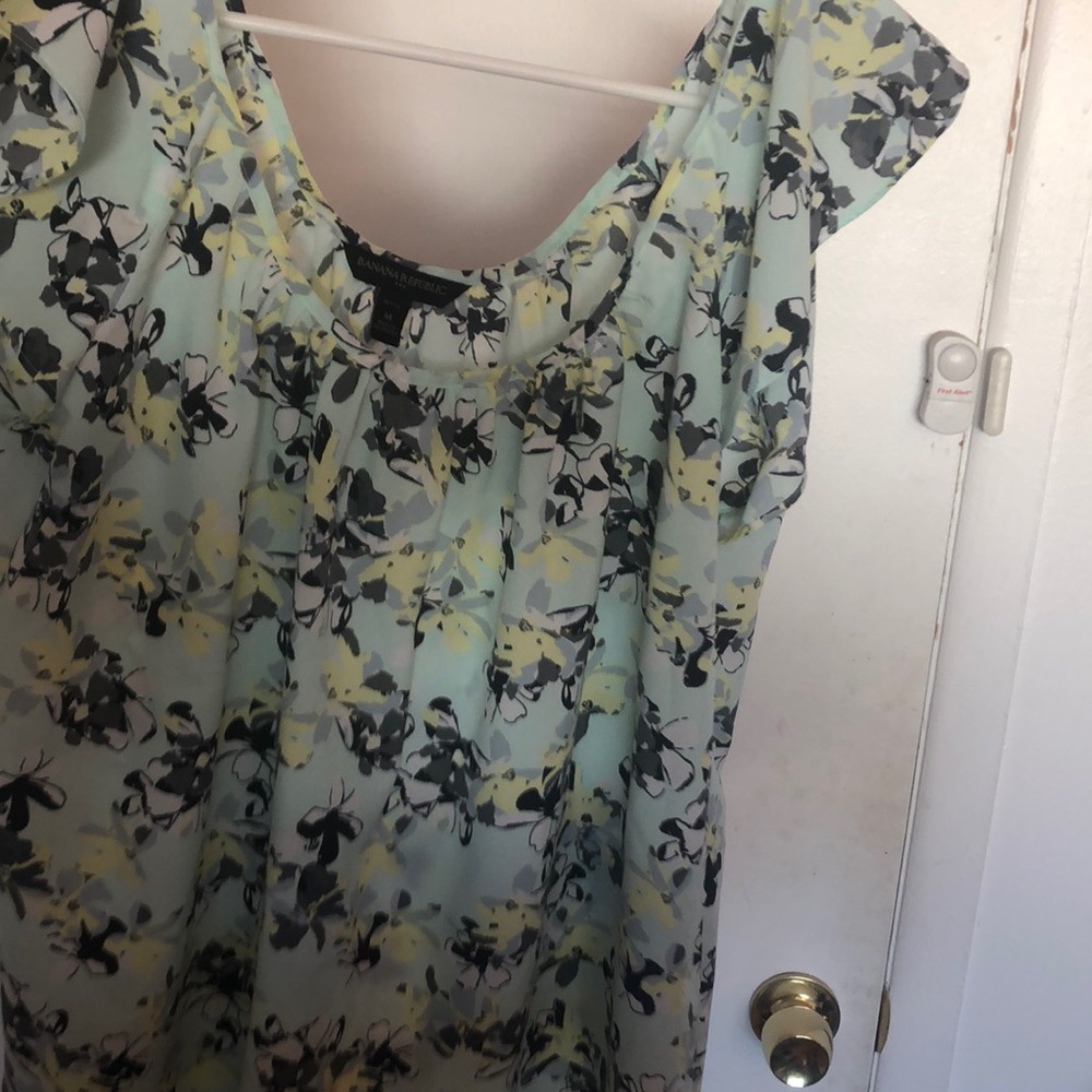 Banana Republic Floral Blouse